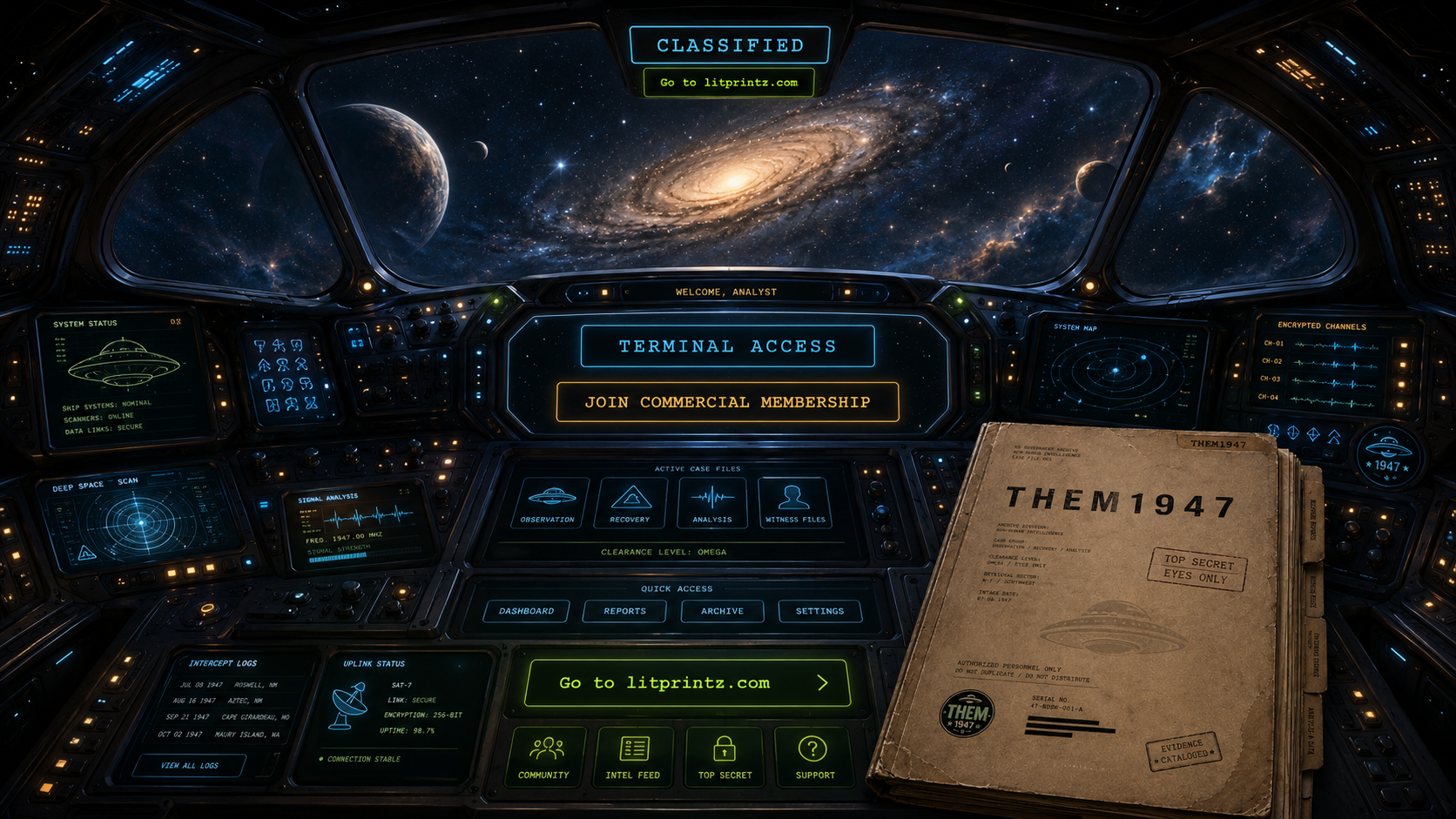 THEM 1947 command dashboard